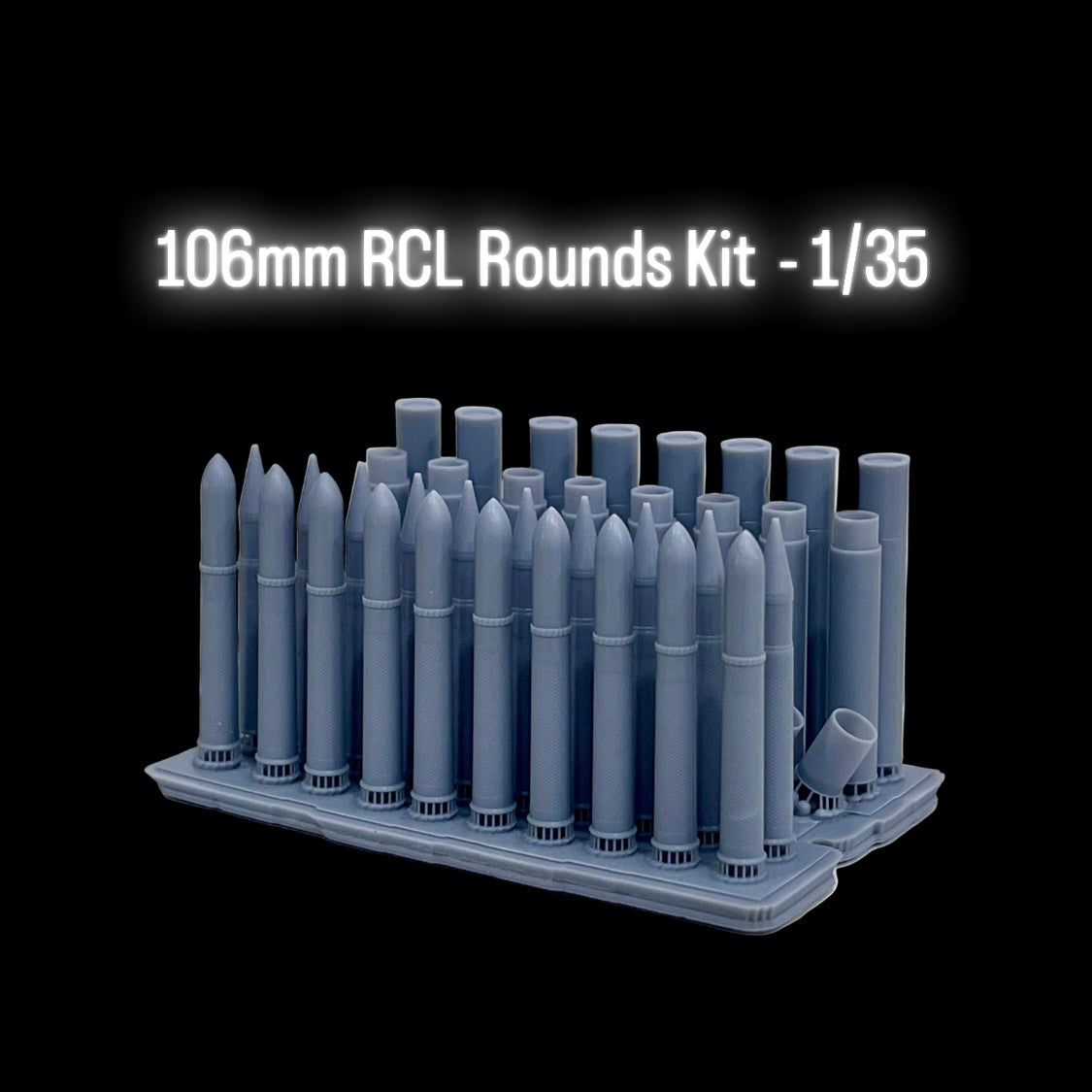 106mm RCL Rounds Kit  - 1/35