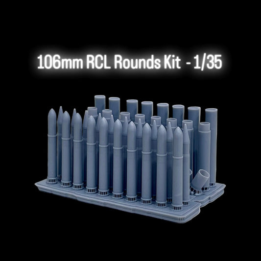 106mm RCL Rounds Kit  - 1/35