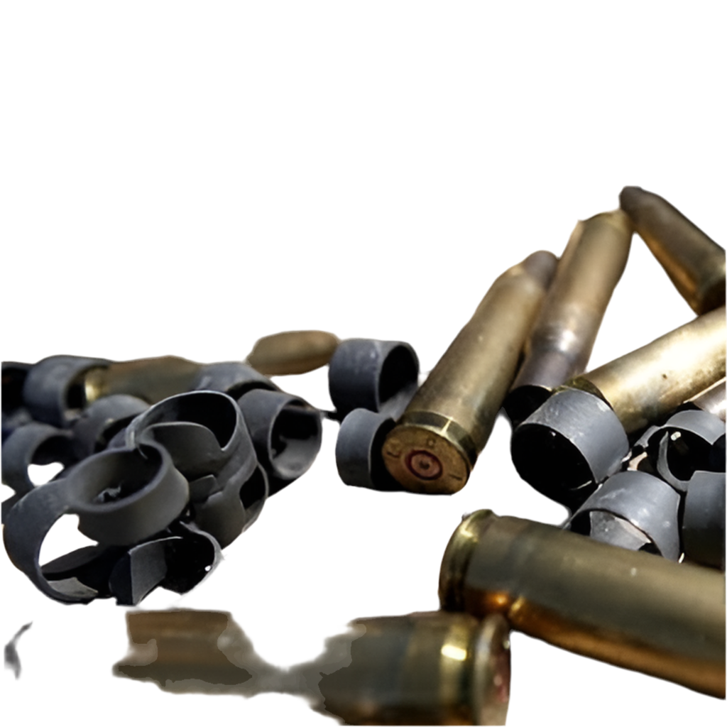 Spent 25mm Rounds & Links - 1/35