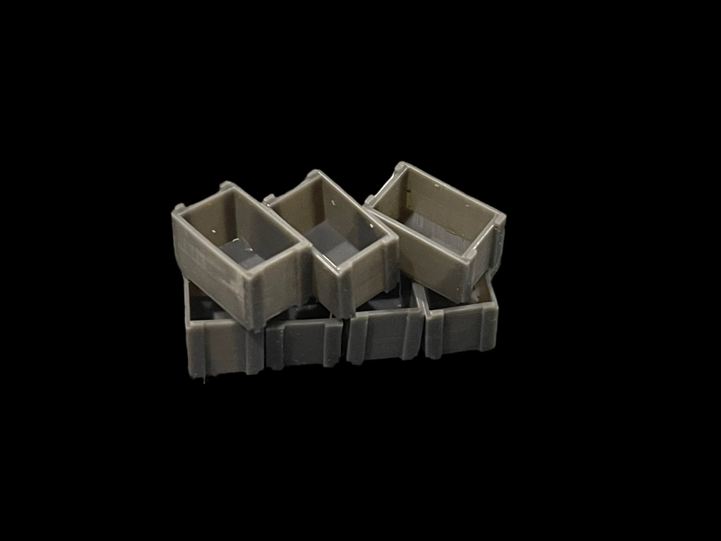 Small Wooden Supply Boxes - 1/35