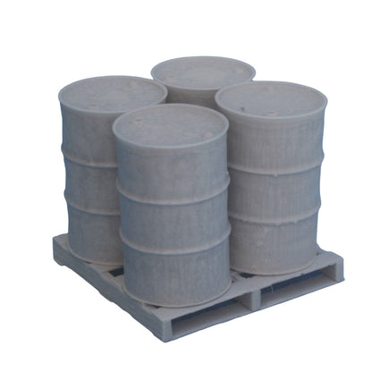 200L Fuel Drums and Standard ISO Pallet Kit - 1/35