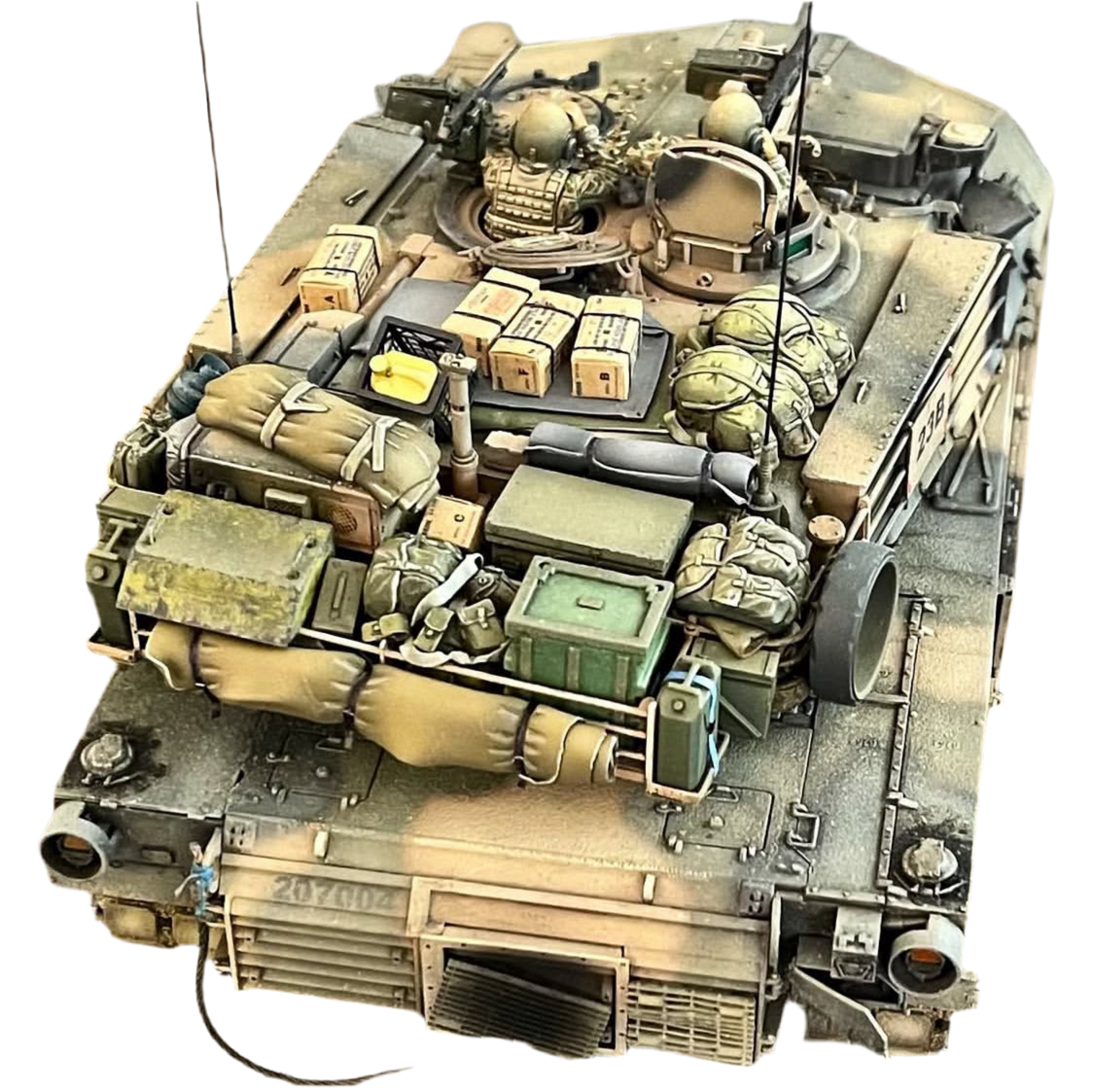 Australian Army Abrams M1A1 AIM SA for the  Dragon M1A2 SEP #3536 Conversion Kit