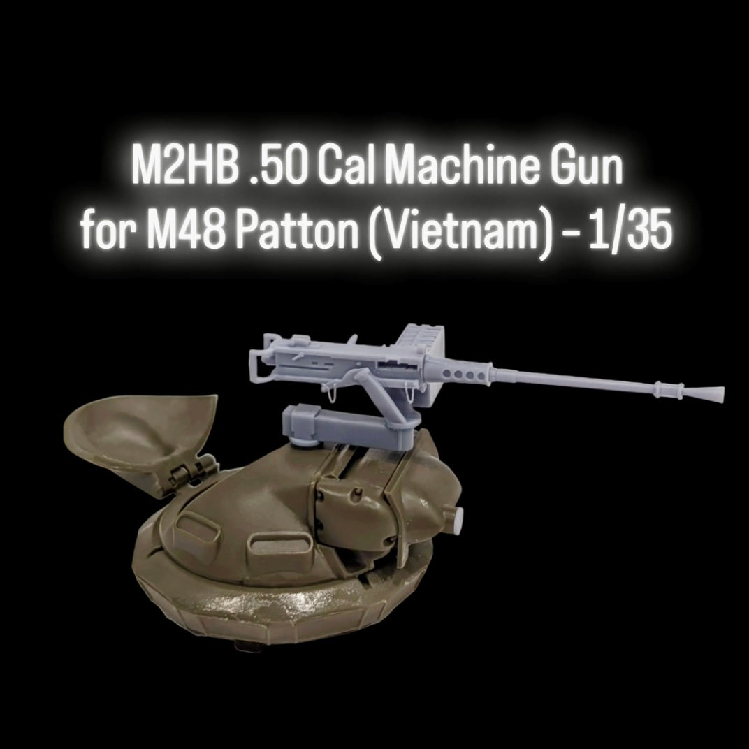 M2HB .50 Cal Machine Gun for M48 Patton (Vietnam) – 1/35