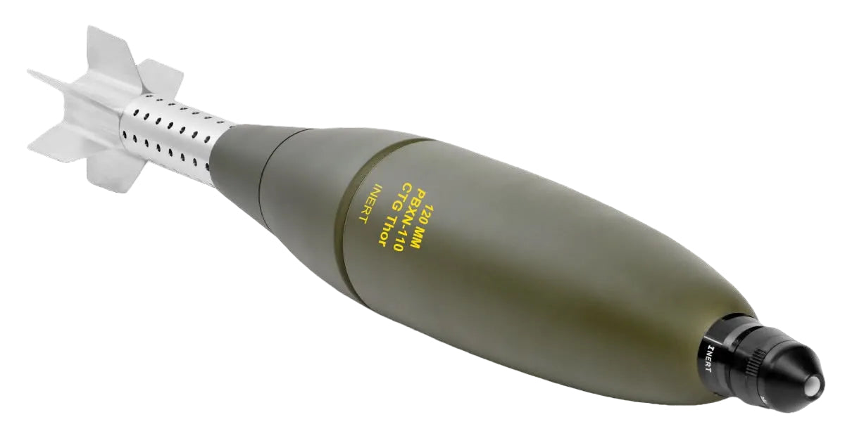 120mm Zero Charge Mortar Round Set - 1/35