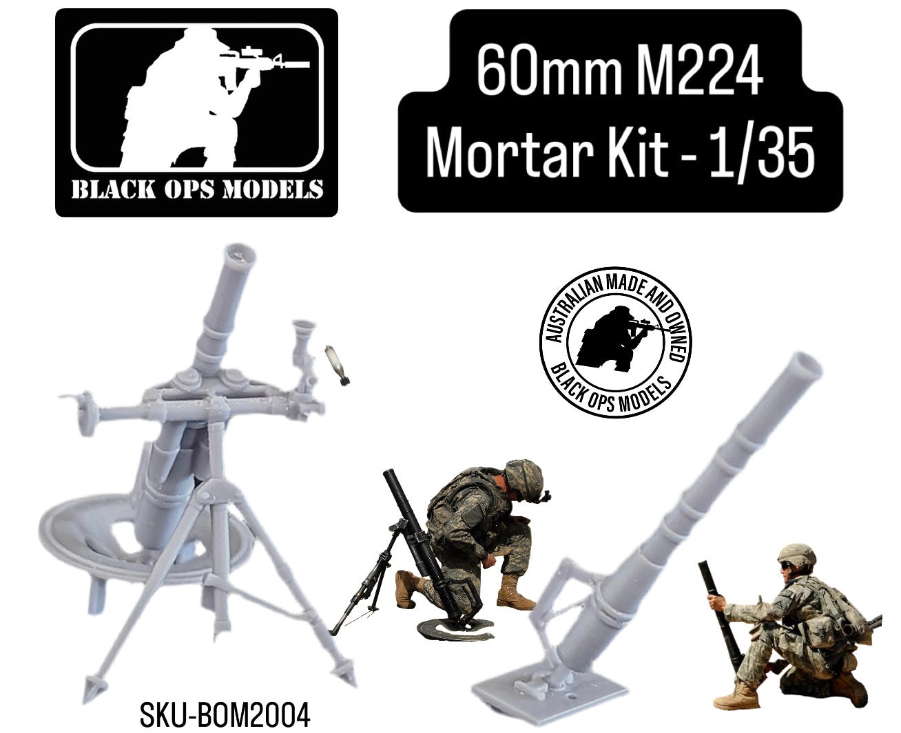 60mm M224 Mortar Kit - 1/35