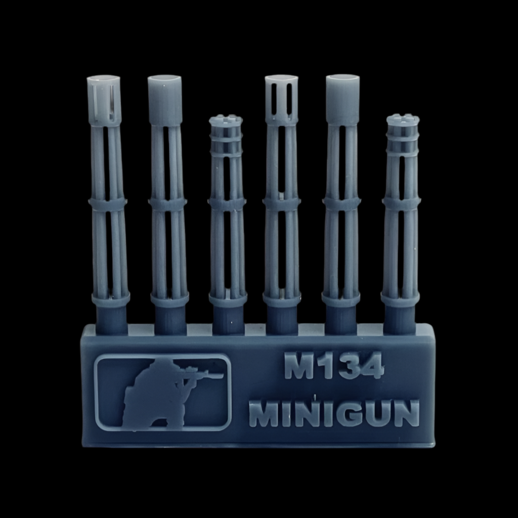 M134 Mini Gun Assorted Barrels - 1/35