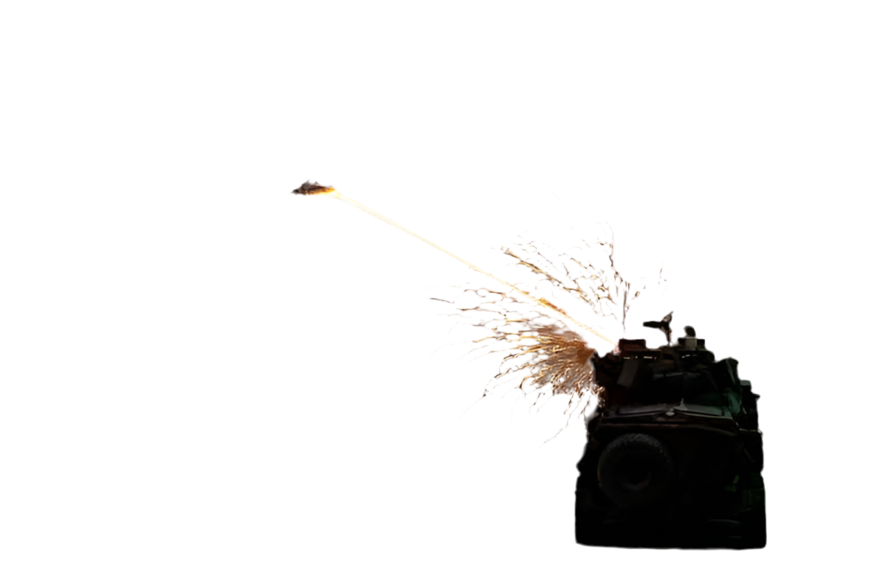 Spent 25mm Rounds & Links - 1/35