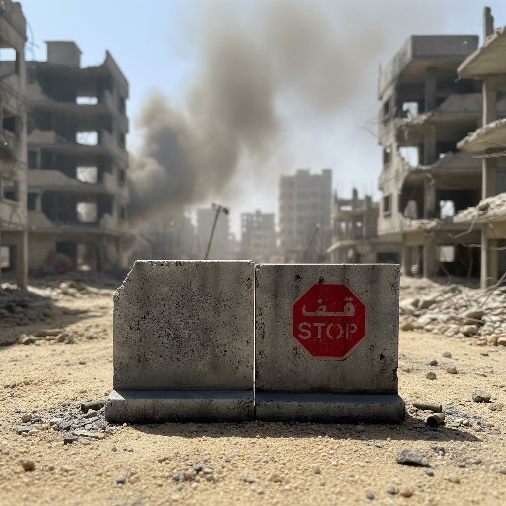 Texas T Barriers Battle Damage Set -1/35