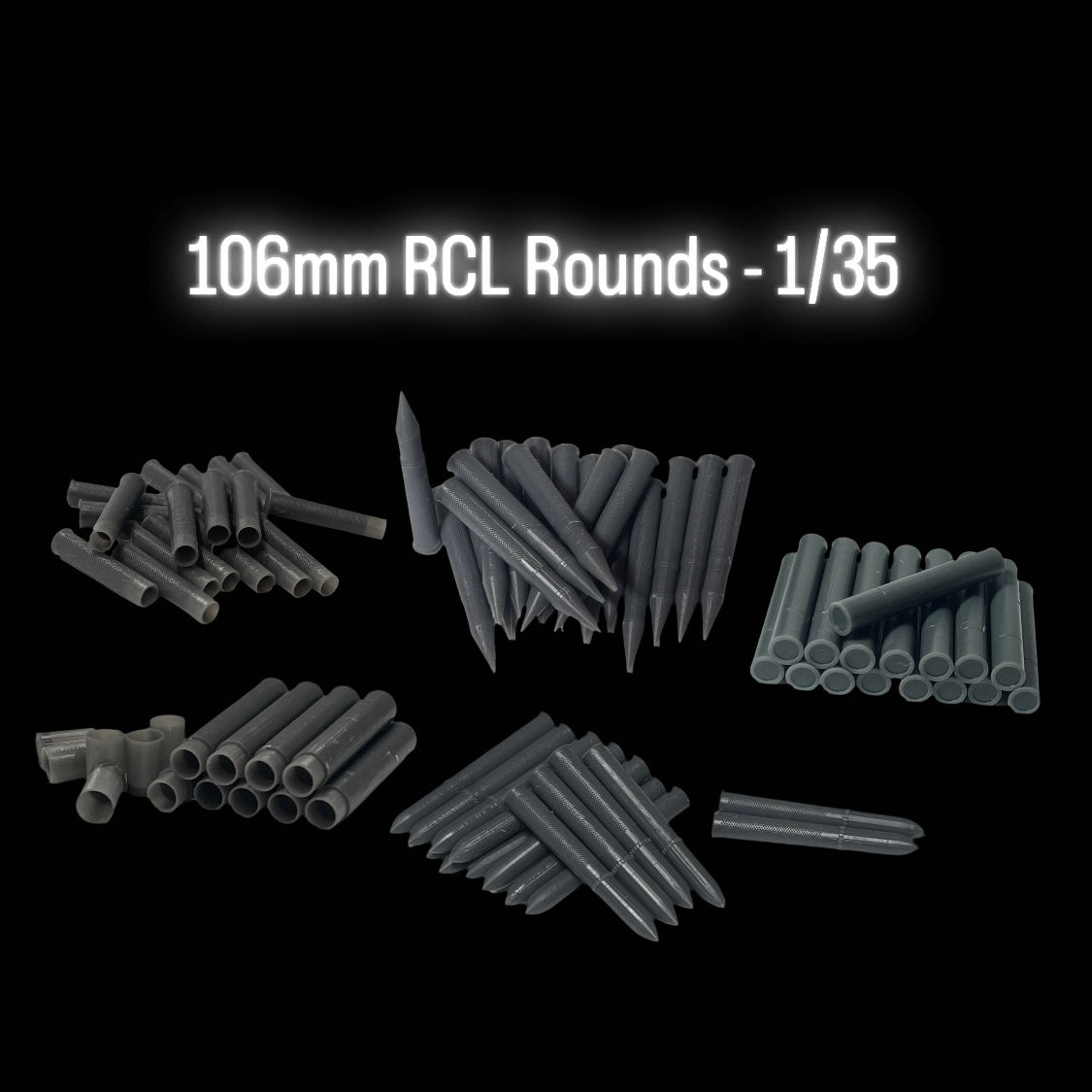 106mm RCL Rounds Kit  - 1/35