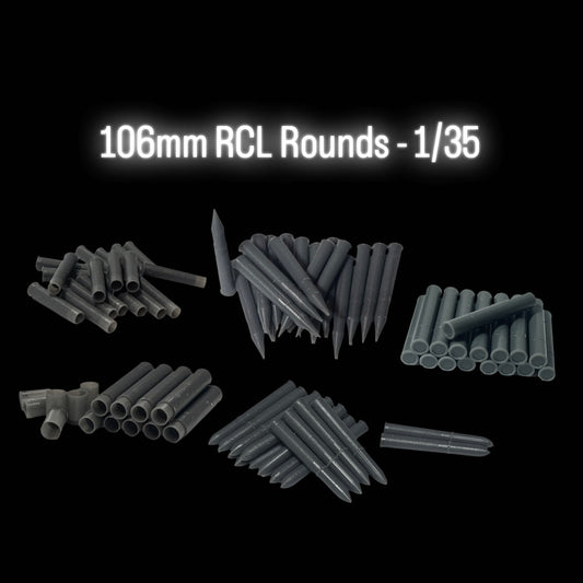 106mm RCL Rounds Kit  - 1/35