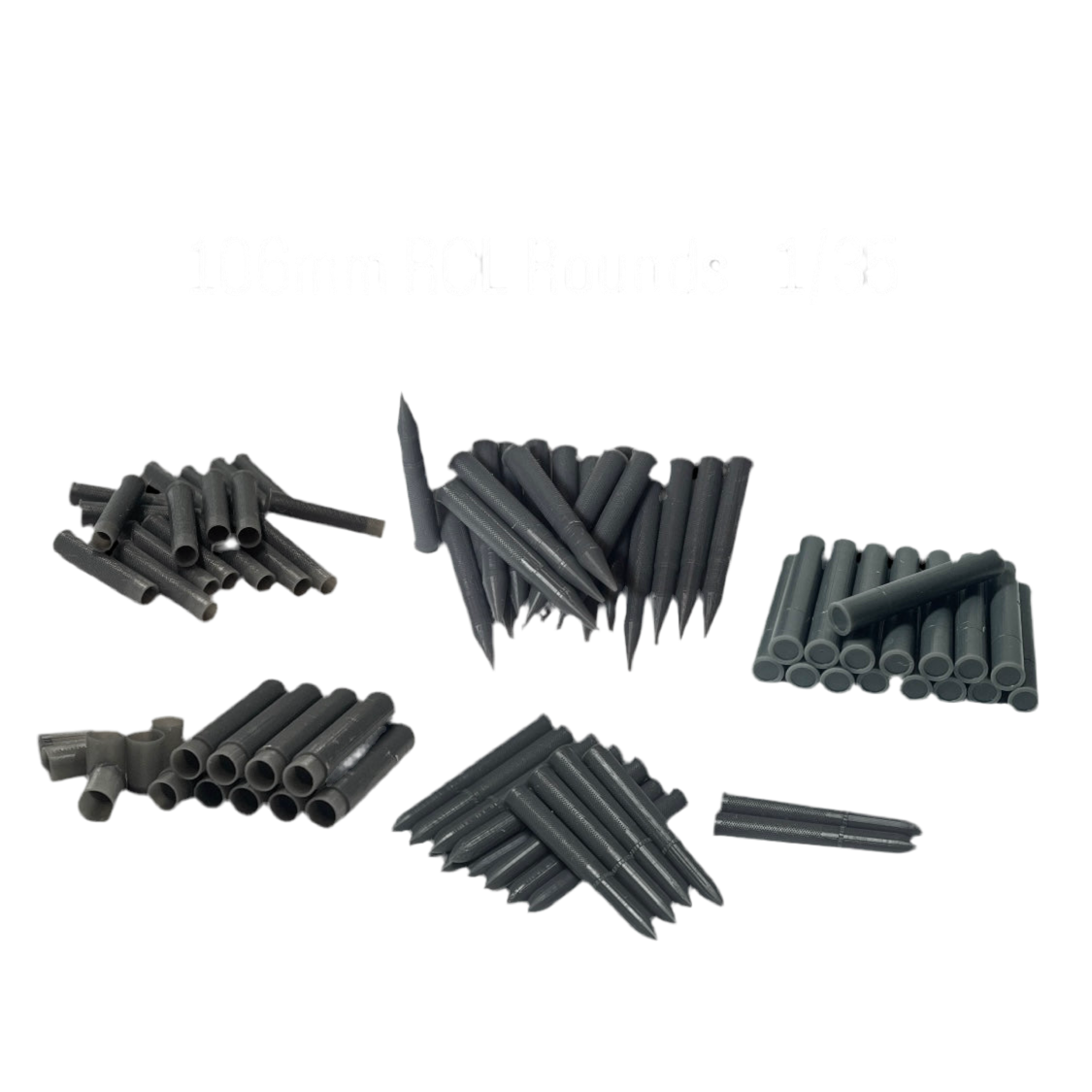 106mm RCL Rounds Kit  - 1/35