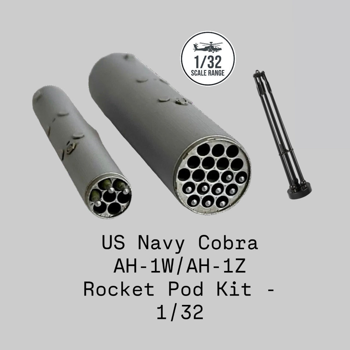US Navy Cobra AH-1W / AH-1Z Rocket Pod Kit - 1/32
