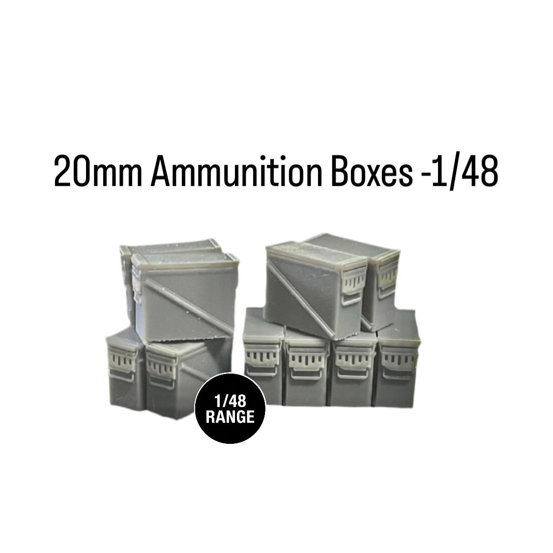 20mm Ammunition Boxes -1/48