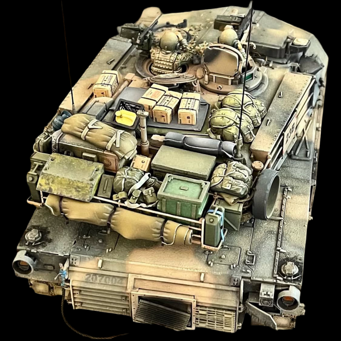 Australian Army Abrams M1A1 AIM SA for the  Dragon M1A2 SEP #3536 Conversion Kit