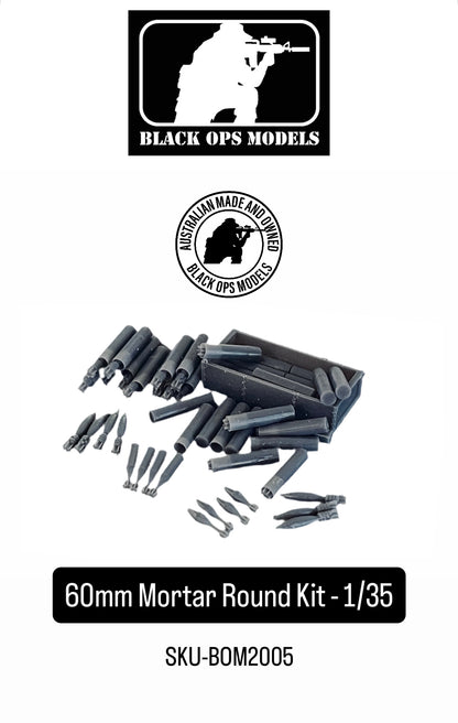 60mm Mortar Round Kit - 1/35