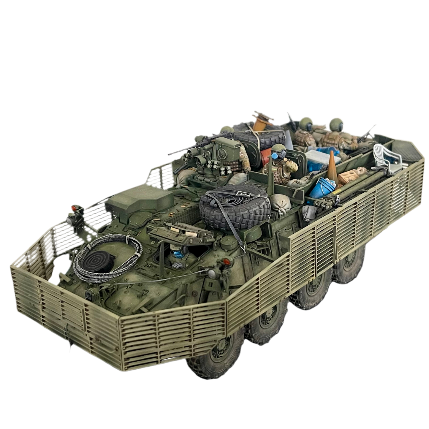 M1126 Stryker ICV Full Bar Armour Conversion Kit – 1/35 (AFV Club AF35126)