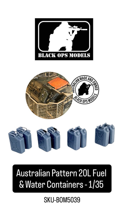 Australian Pattern 20L Fuel & Water Containers - 1/35