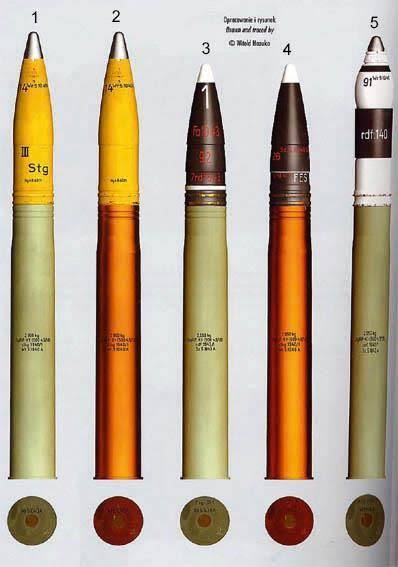 German 8.8cm KwK 36 Ammunition Set – 1/48
