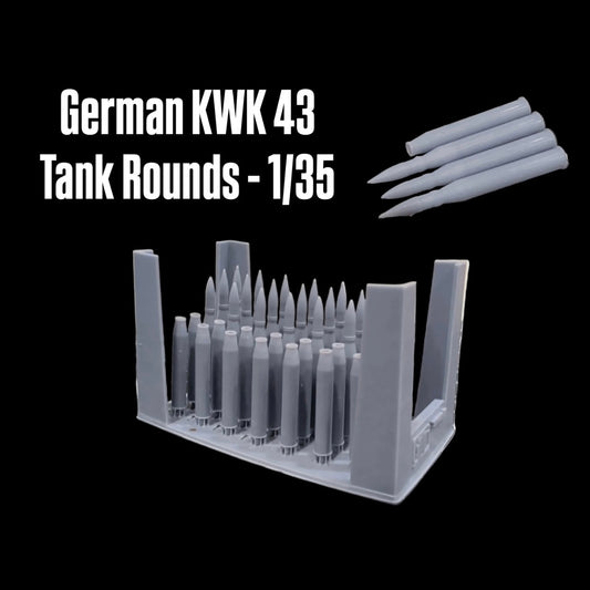 German 8.8cm KwK 43 Ammunition Set – 1/35