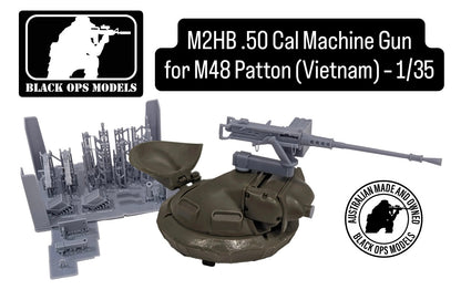 M2HB .50 Cal Machine Gun for M48 Patton (Vietnam) – 1/35
