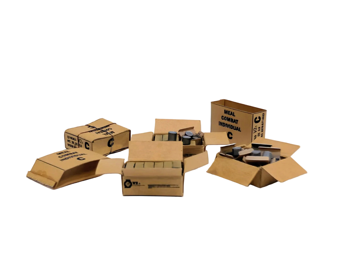 Vietnam War U.S. C-Rations (Opened & Sealed) – 1/35