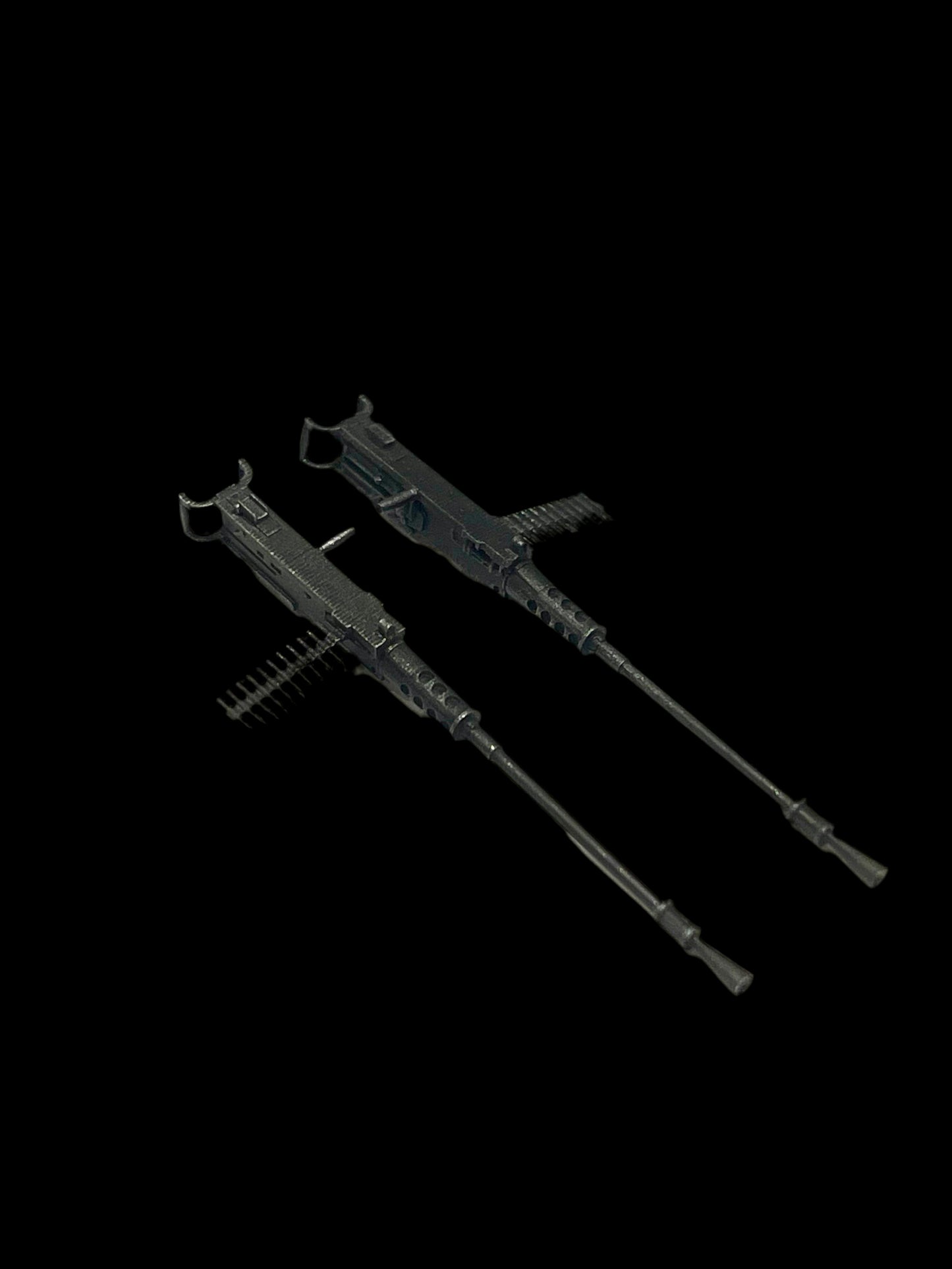 Twin .50 Cal Machine Gun Set Right & Left Feed- 1/35