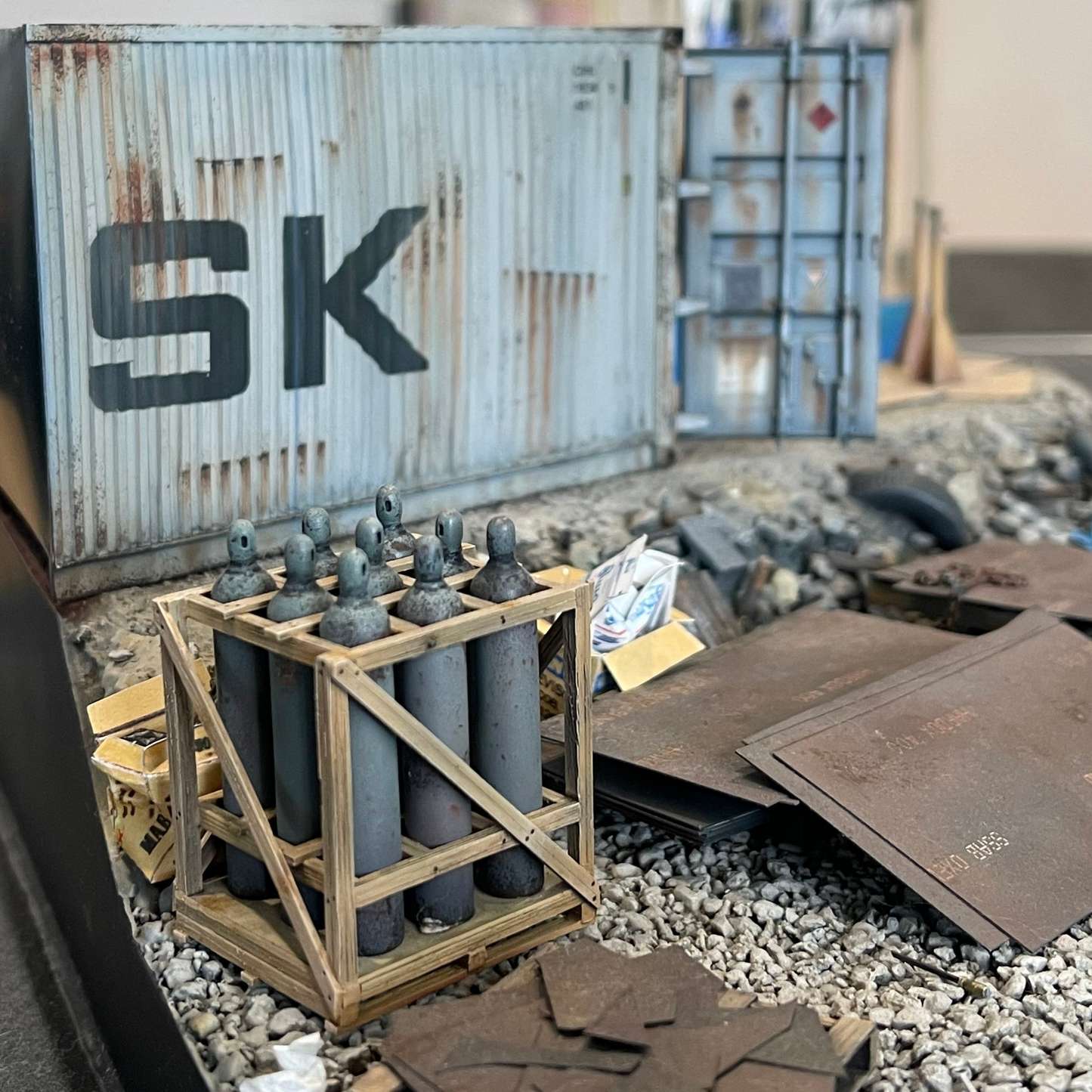 Shipping Container Wedge Kit - 1/35