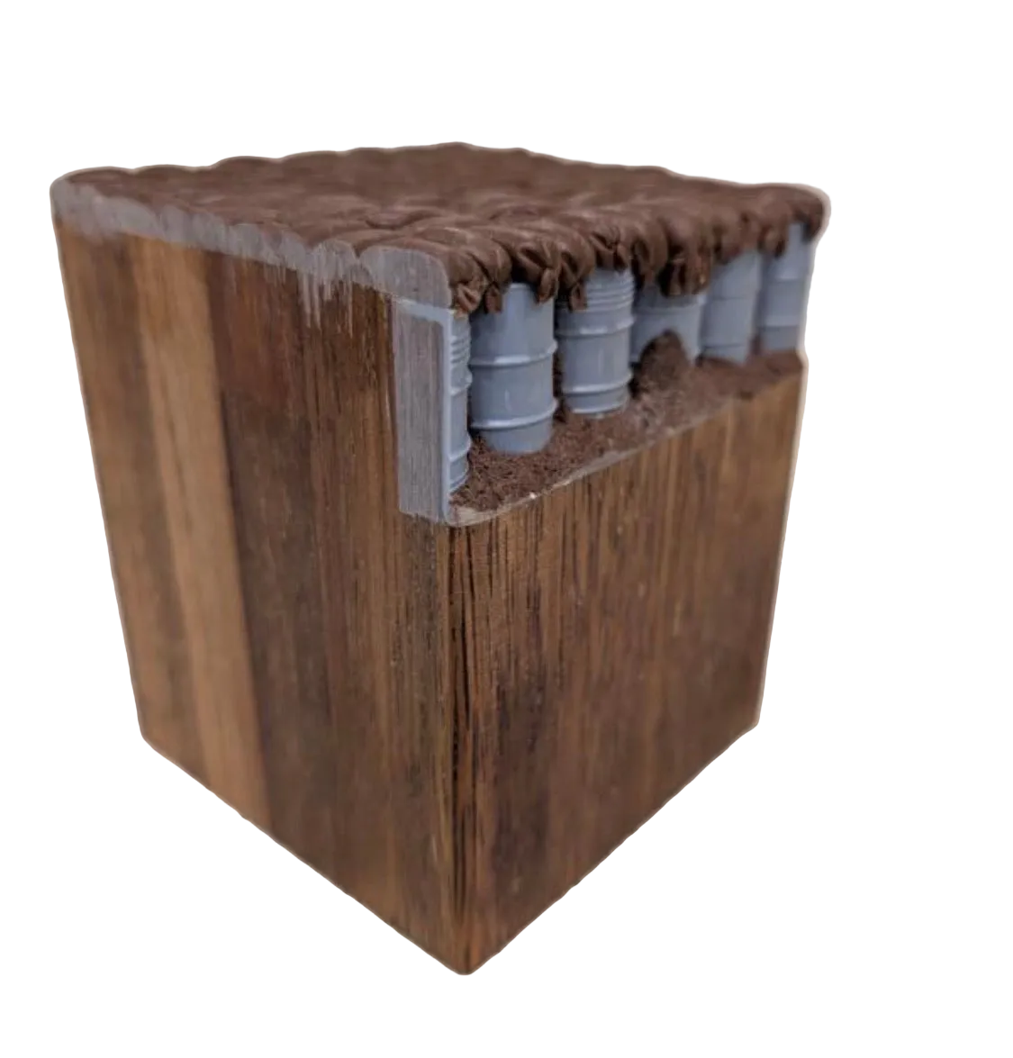 200L Drum Bunker Wall Set – 1/35