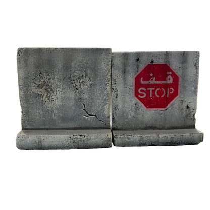 Texas T Barriers Battle Damage Set -1/35