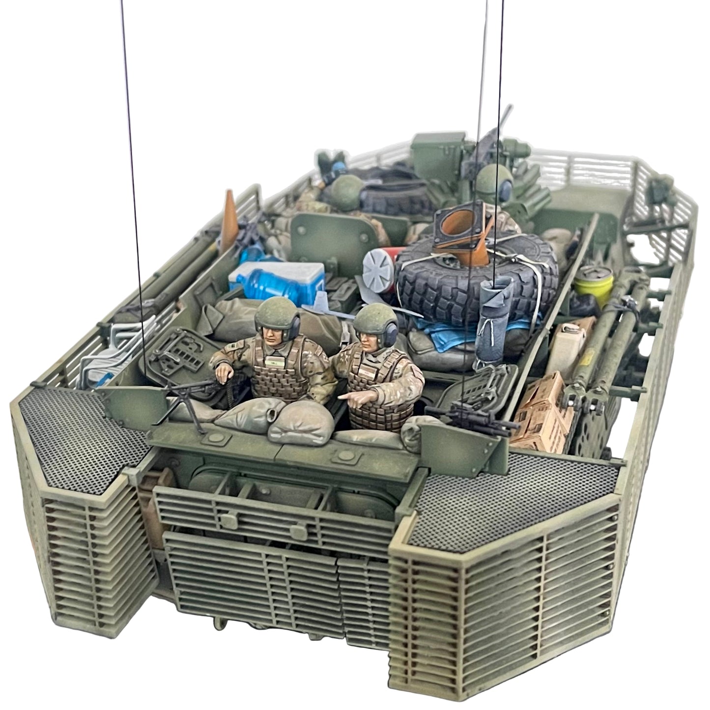 Stryker M1126 ICV Full Bar Armor Kit Conversion Kit 1/35 for AFV Club kit - Part AF35126