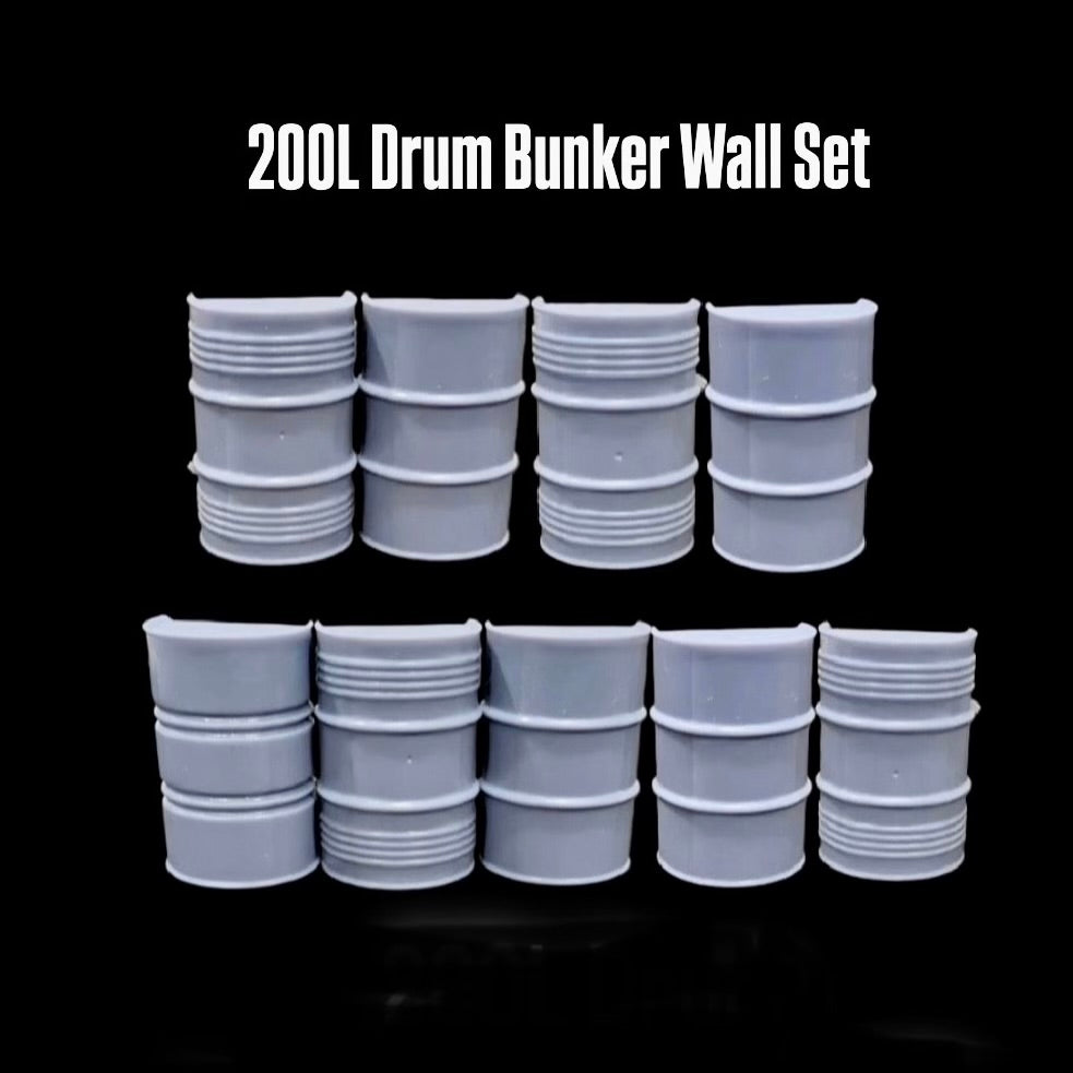 200L Drum Bunker Wall Set