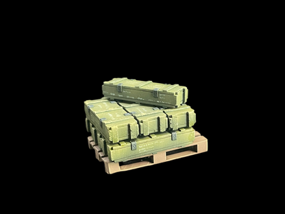 105mm Howitzer Ammunition Boxes and Pallet - 1/35