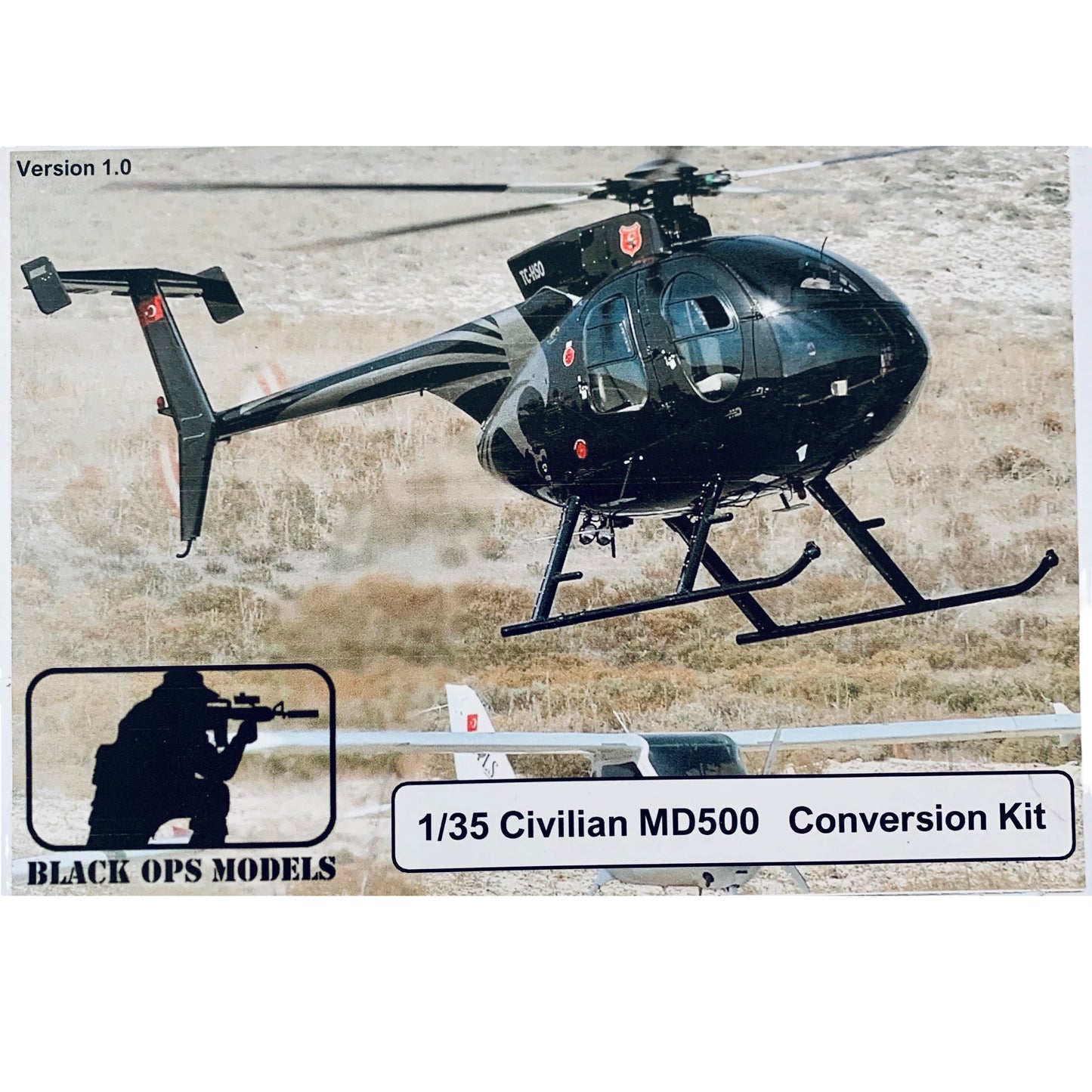 Civilian MD500 Conversion Kit - 1/35