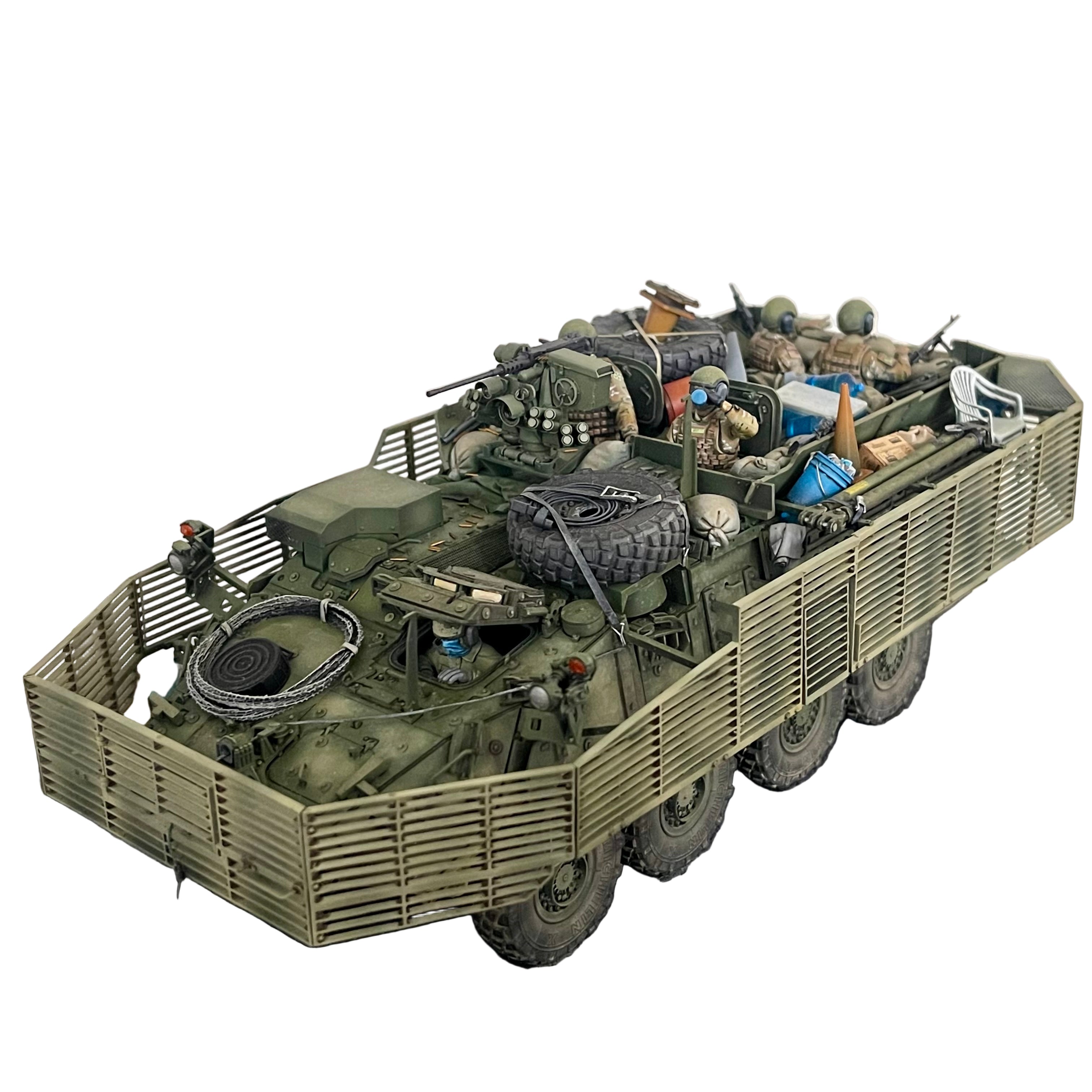 M1126 Stryker ICV Full Bar Armour Conversion Kit – 1/35 (AFV Club