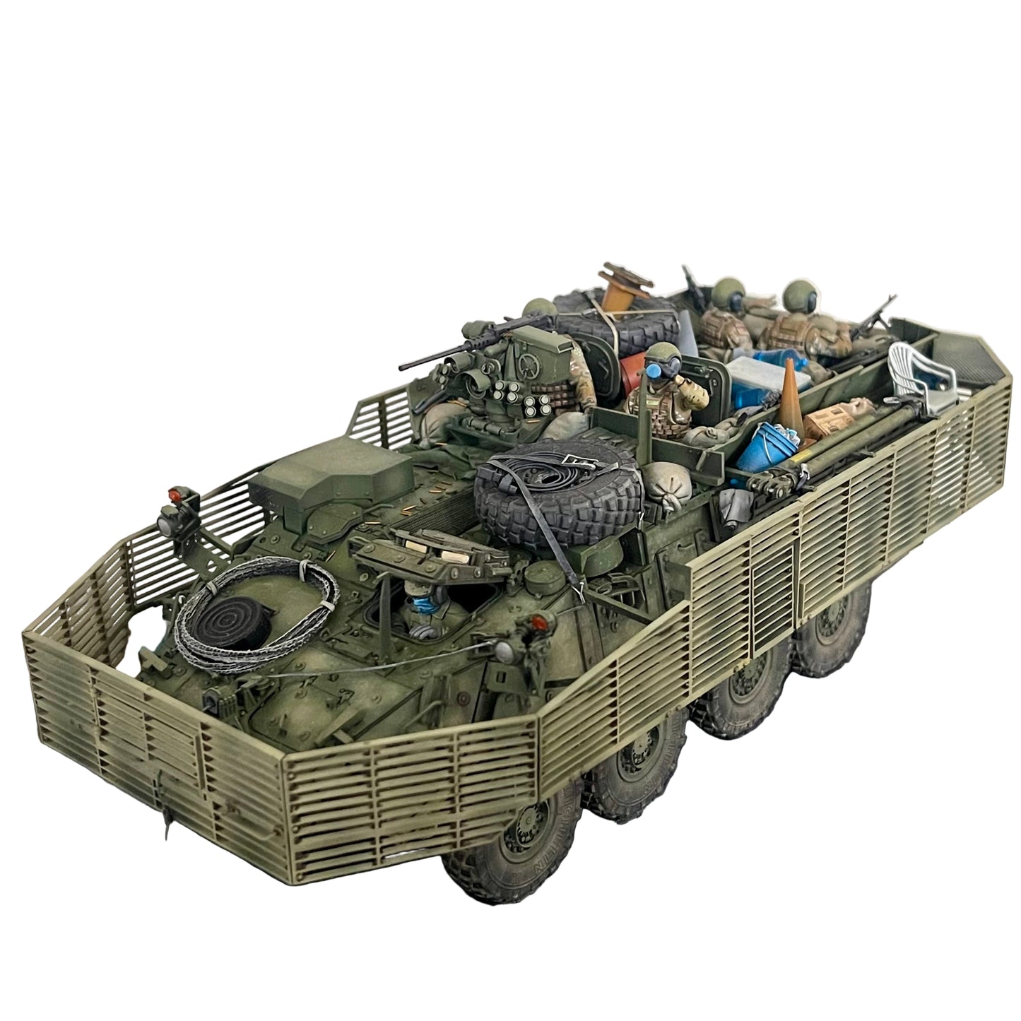 Stryker M1126 ICV Full Bar Armor Kit Conversion Kit 1/35 for AFV Club kit - Part AF35126