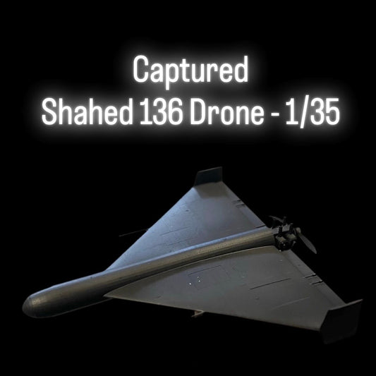 Captured Shahed 136 Drone - 1/35