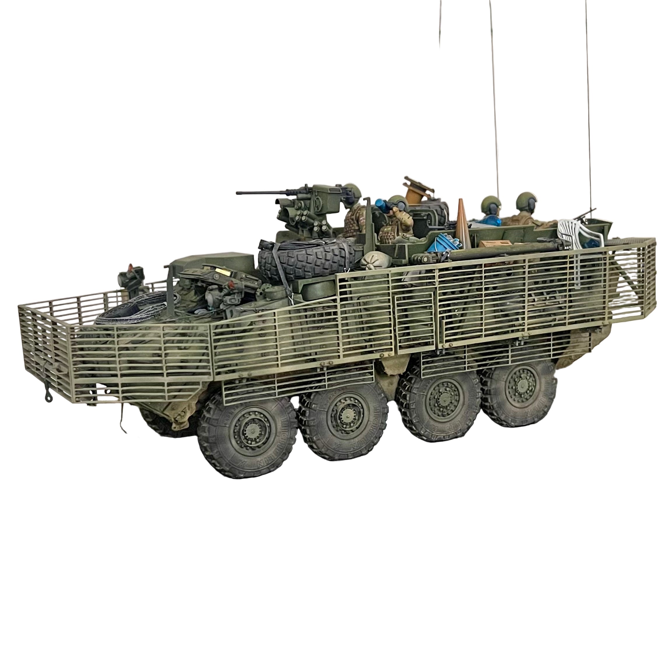M1126 Stryker ICV Full Bar Armour Conversion Kit – 1/35 (AFV Club