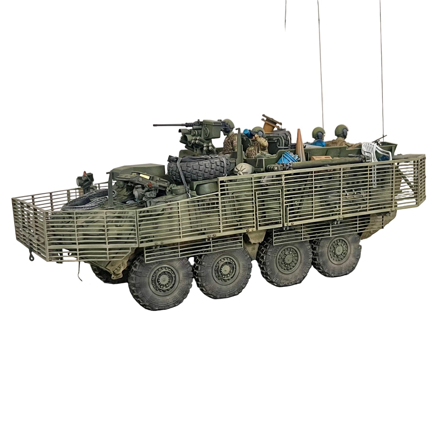 Stryker M1126 ICV Full Bar Armor Kit Conversion Kit 1/35 for AFV Club kit - Part AF35126