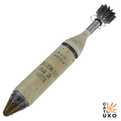 81mm Zero Charge Mortar Round Set - 1/35