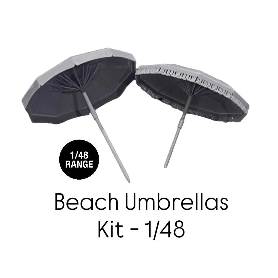 Beach Umbrellas Kit - 1/48