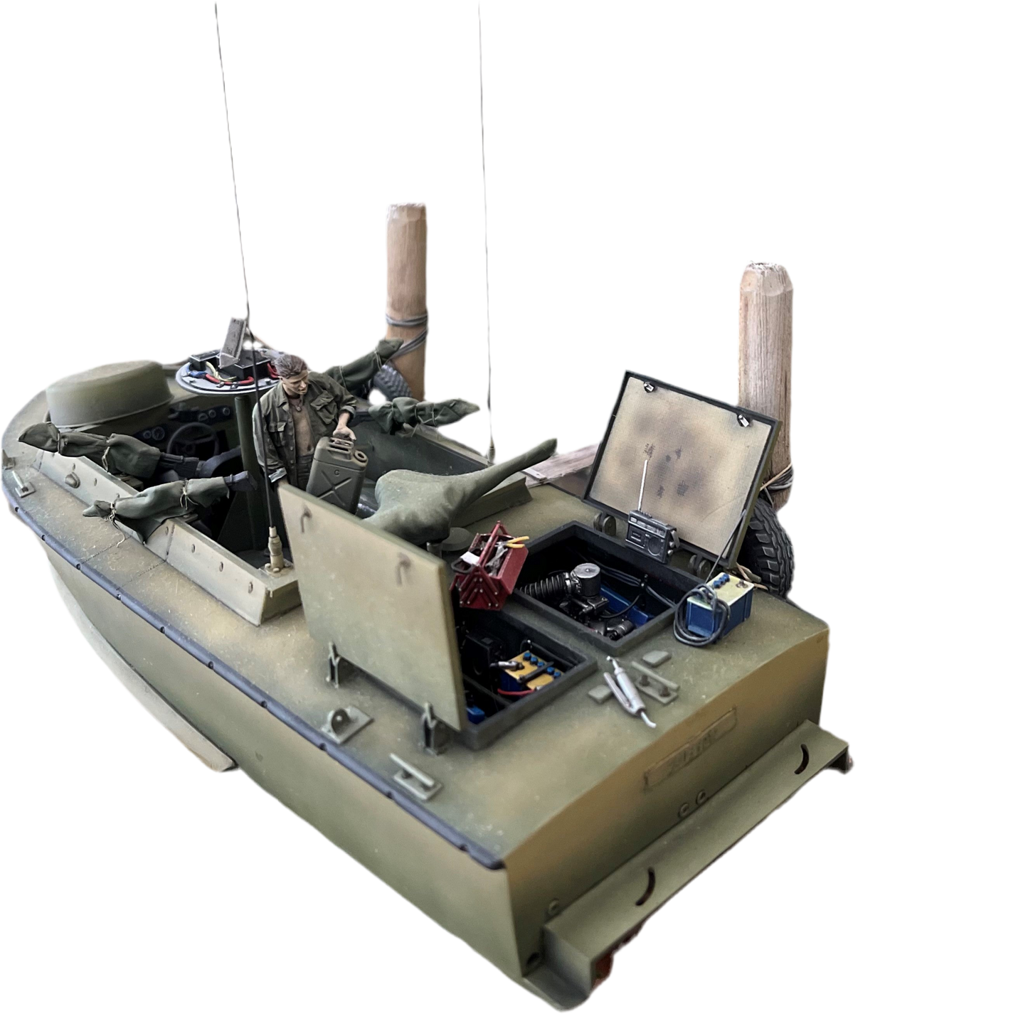LSSC Engine Bay  Conversion Kit  for Dragon LSSC  “NAM SERIES” - 3301 - 1/35