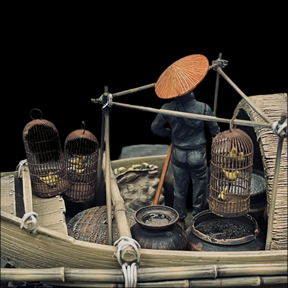 Vietnamese Singing Birds in Cages - 1/35