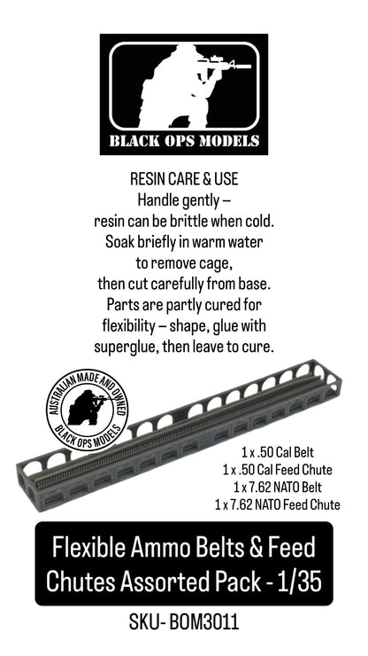 Flexible Ammo Belts and Feed Chutes Assorted Pack - 1/35