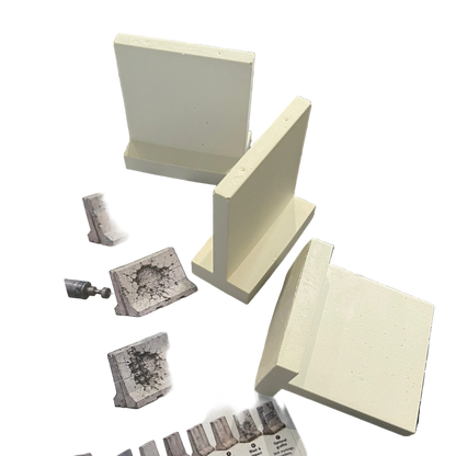 Texas T Barriers Battle Damage Set -1/48