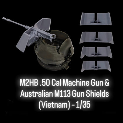 M2HB .50 Cal Machine Gun & Australian M113 Gun Shields (Vietnam) – 1/35