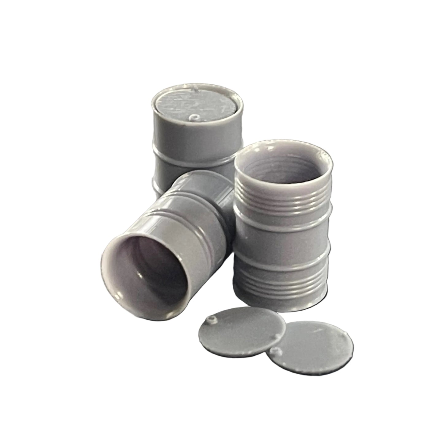 200L Drums - Hollow with Lids - 1/48