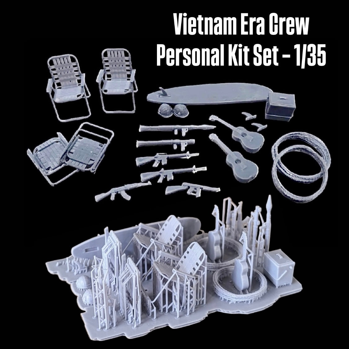 Vietnam Era Crew Personal Kit Set – 1/35