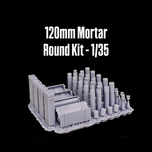 120mm Mortar Round Kit - 1/35