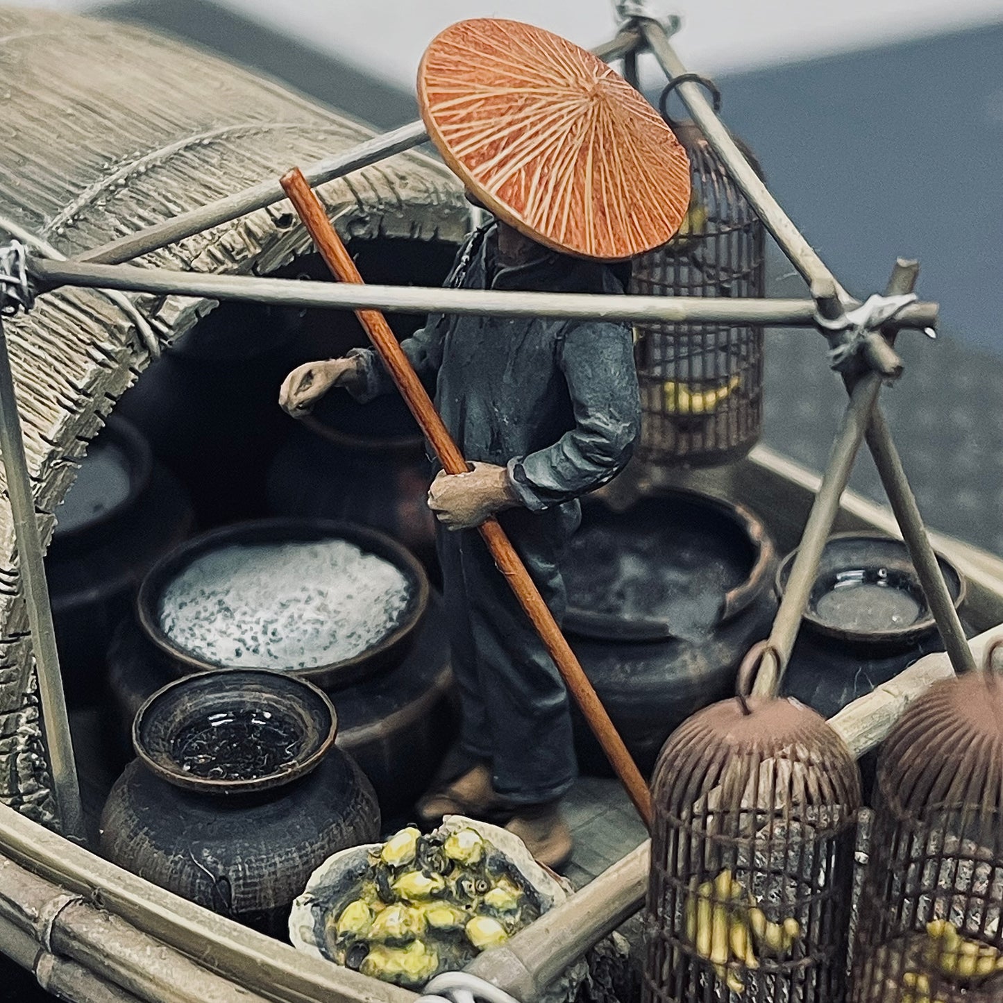 Vietnamese Foods Urns and Bird Cages - 1/35