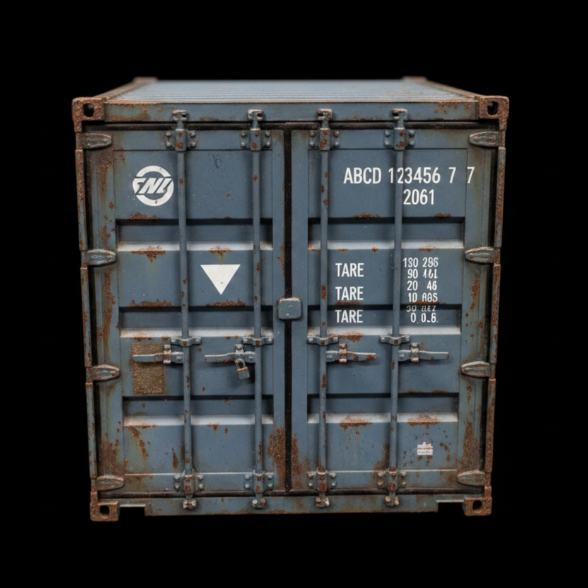 Shipping Container Wedge Kit - 1/35